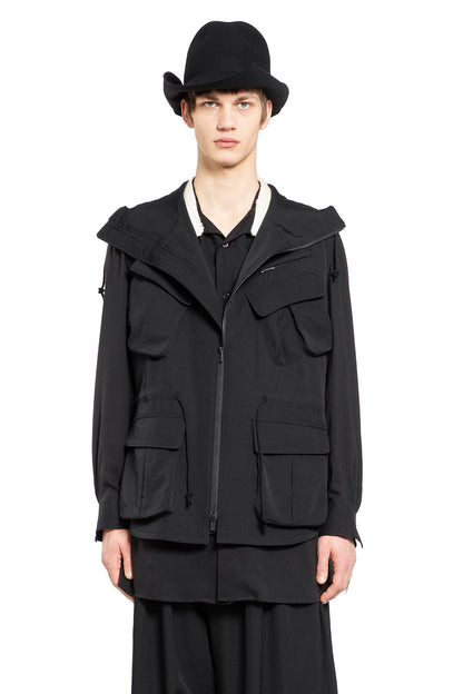 YOHJI YAMAMOTO MAN BLACK JACKETS