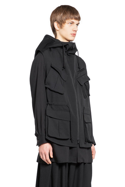 YOHJI YAMAMOTO MAN BLACK JACKETS