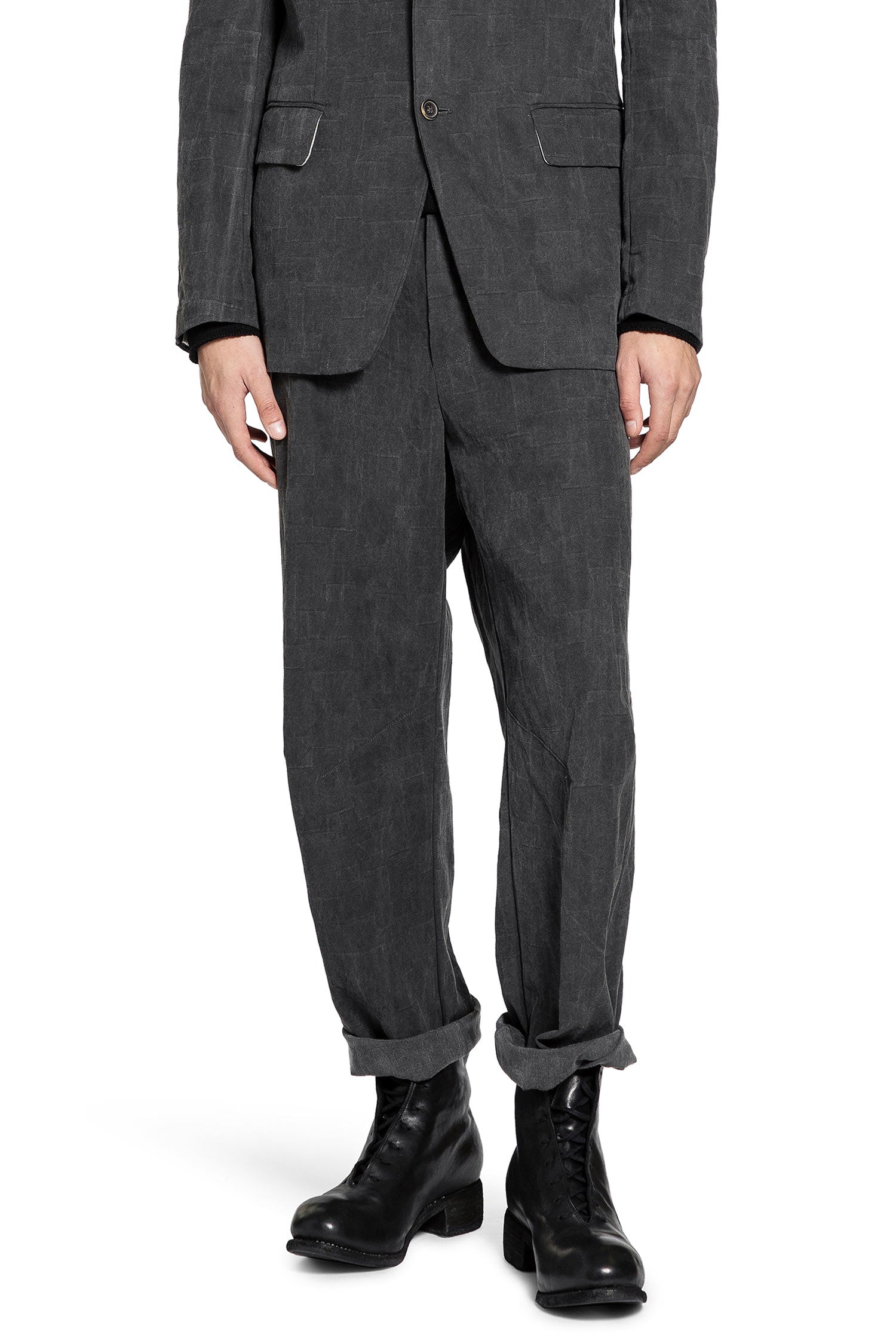 FORME D'EXPRESSION MAN BLACK TROUSERS