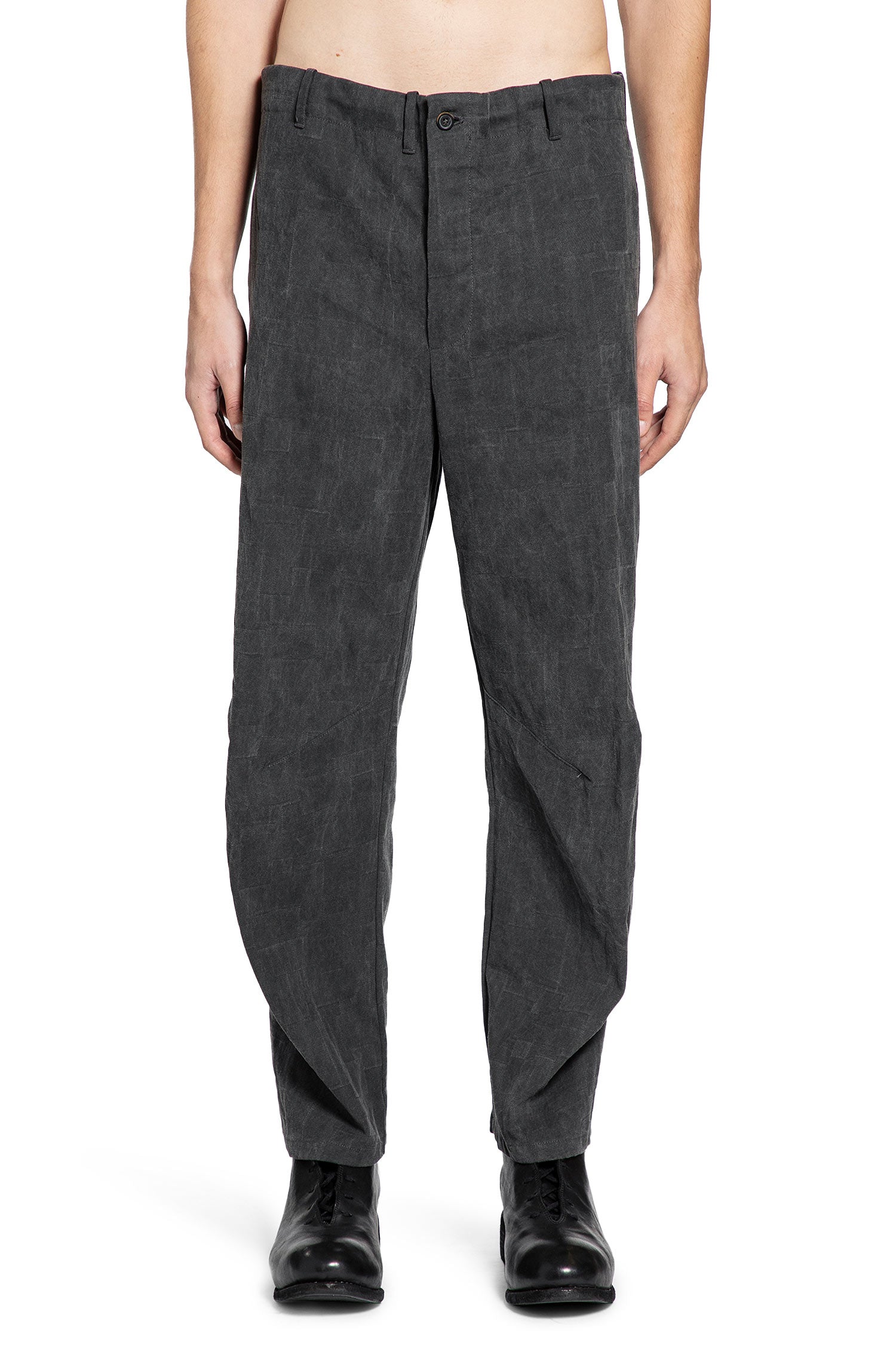 FORME D'EXPRESSION MAN BLACK TROUSERS
