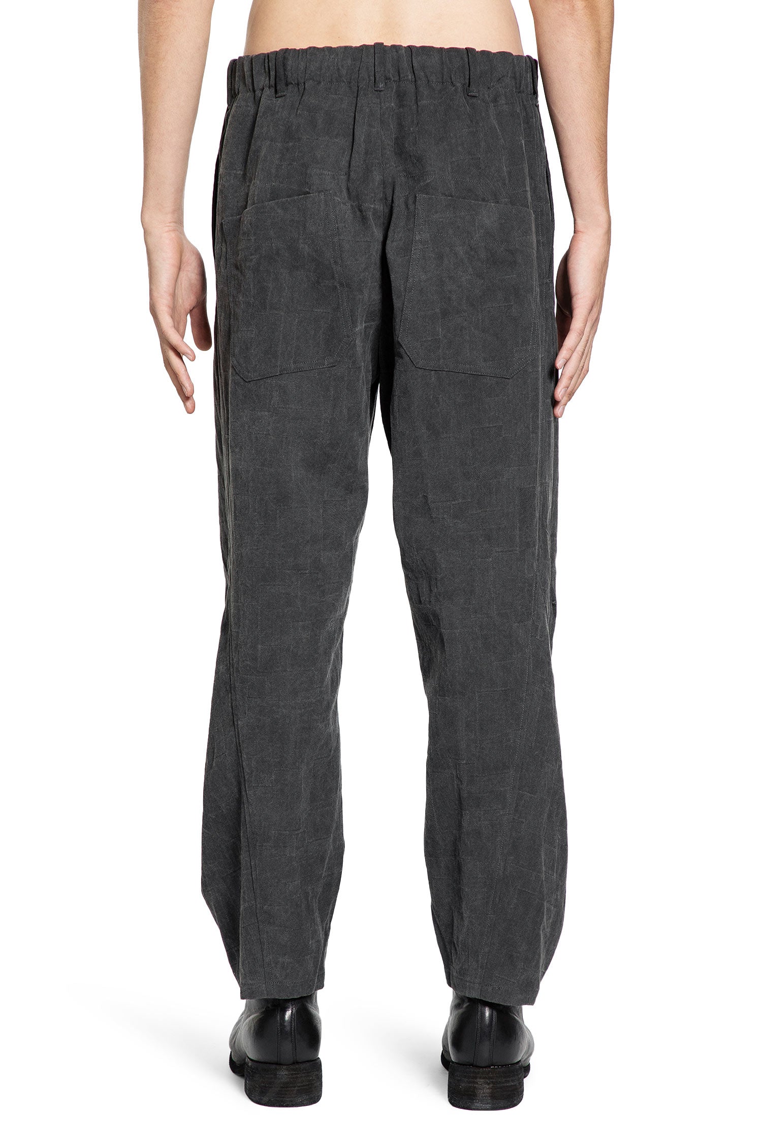FORME D'EXPRESSION MAN BLACK TROUSERS