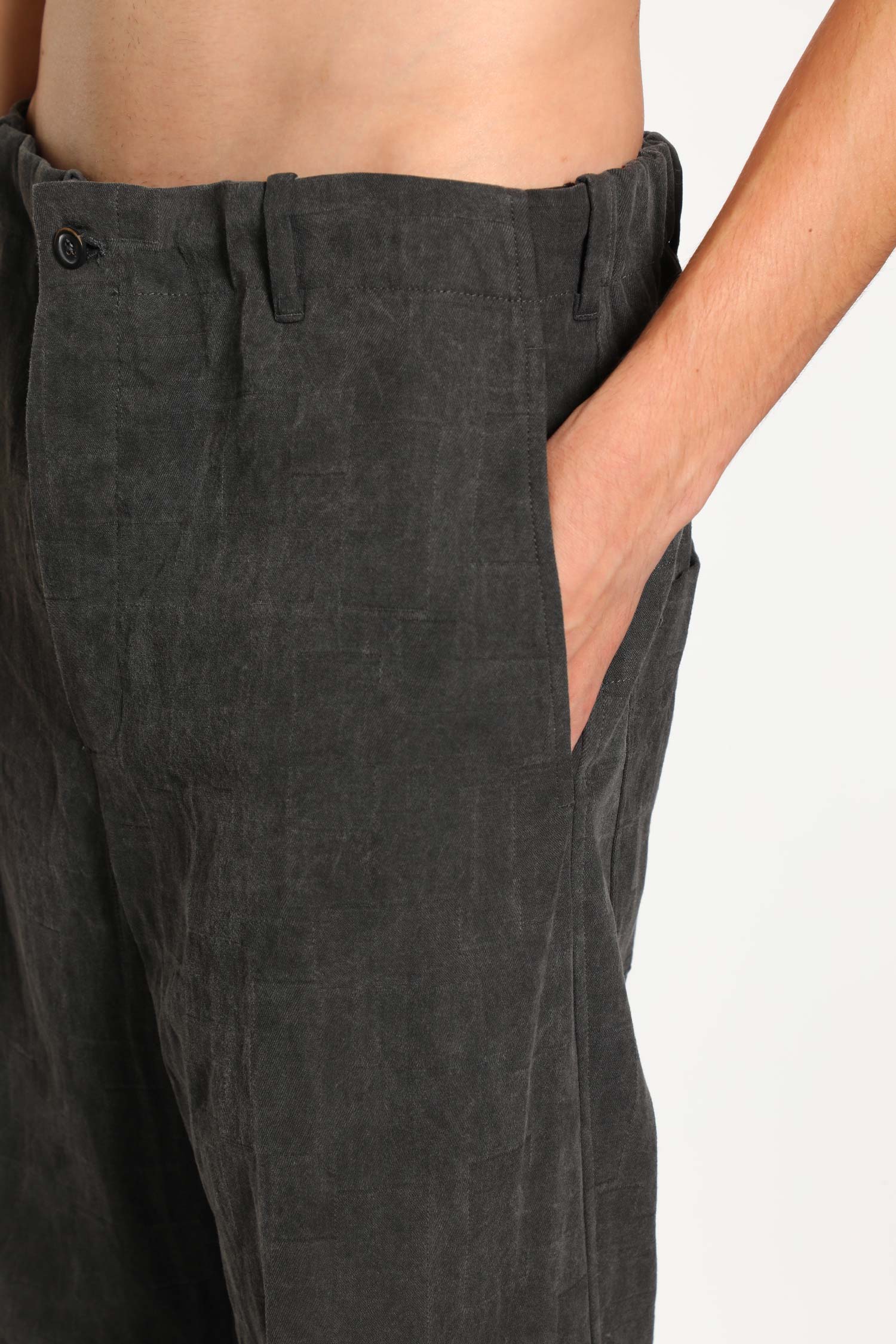 FORME D'EXPRESSION MAN BLACK TROUSERS