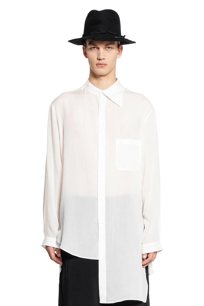YOHJI YAMAMOTO MAN WHITE SHIRTS - Antonioli.eu
