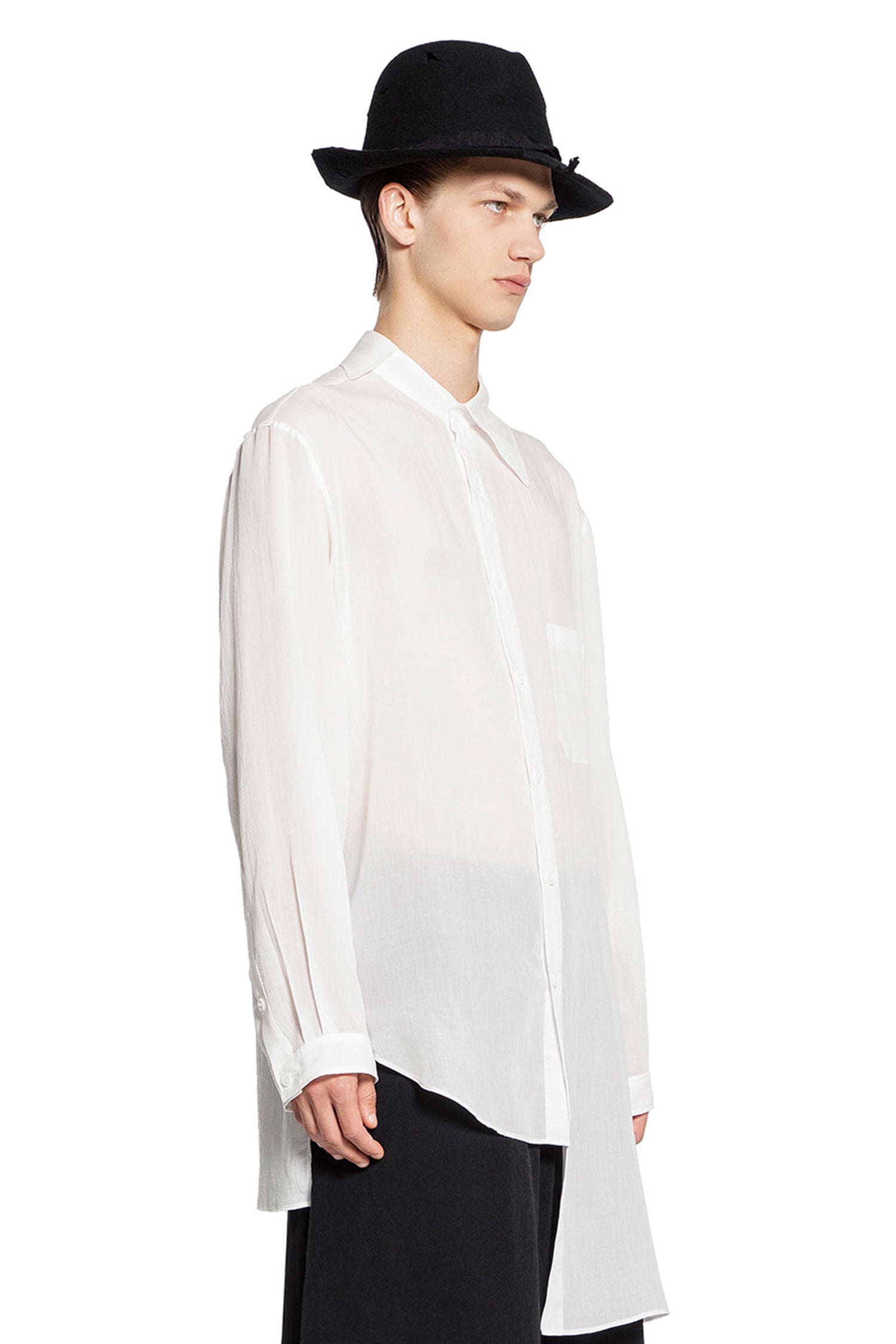 YOHJI YAMAMOTO MAN WHITE SHIRTS