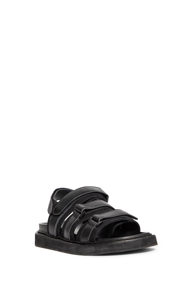 YOHJI YAMAMOTO MAN BLACK SANDALS & SLIDES