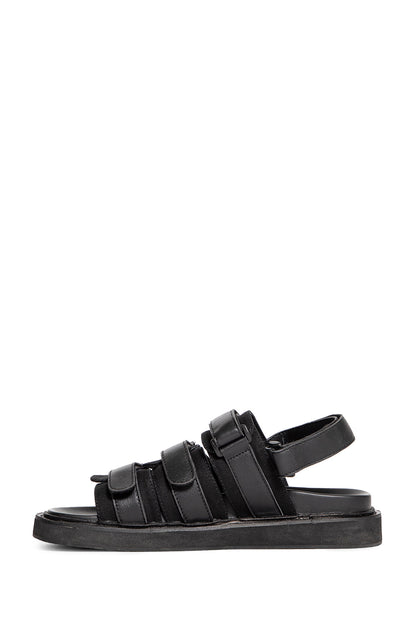 YOHJI YAMAMOTO MAN BLACK SANDALS & SLIDES