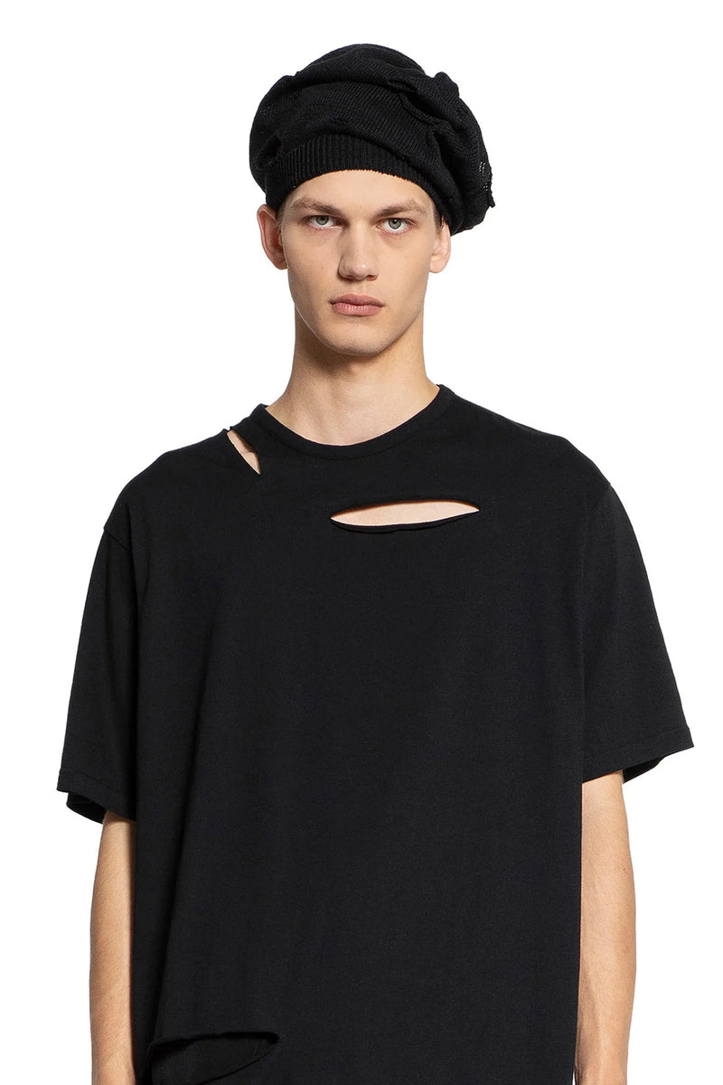 YOHJI YAMAMOTO MAN BLACK HATS - Antonioli.eu