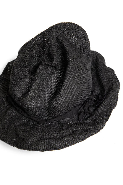 YOHJI YAMAMOTO MAN BLACK HATS