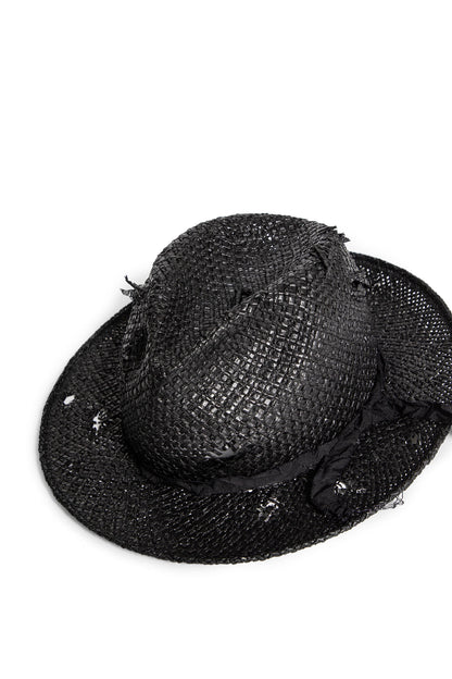 YOHJI YAMAMOTO MAN BLACK HATS