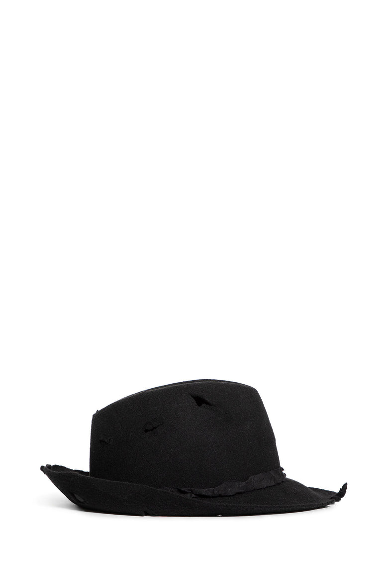 YOHJI YAMAMOTO MAN BLACK HATS