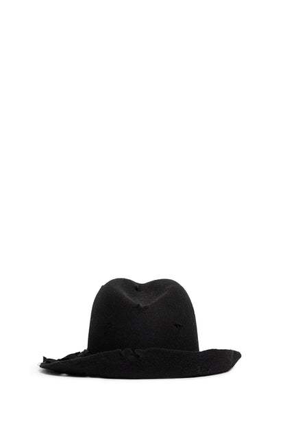 YOHJI YAMAMOTO MAN BLACK HATS