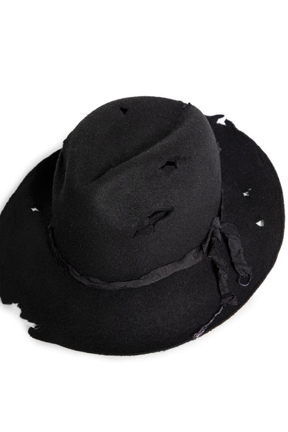 YOHJI YAMAMOTO MAN BLACK HATS