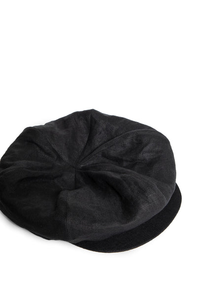 YOHJI YAMAMOTO MAN BLACK HATS