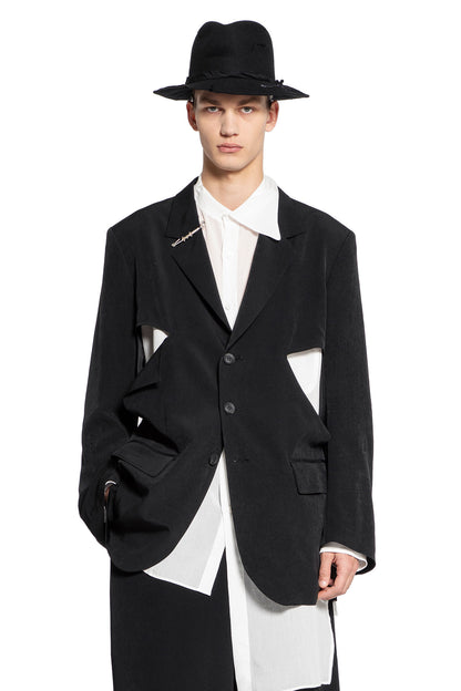 YOHJI YAMAMOTO MAN BLACK BLAZERS