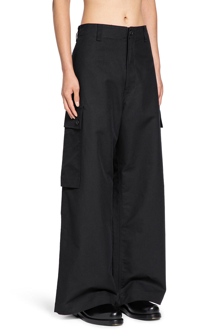 Wide Trousers in Cotton