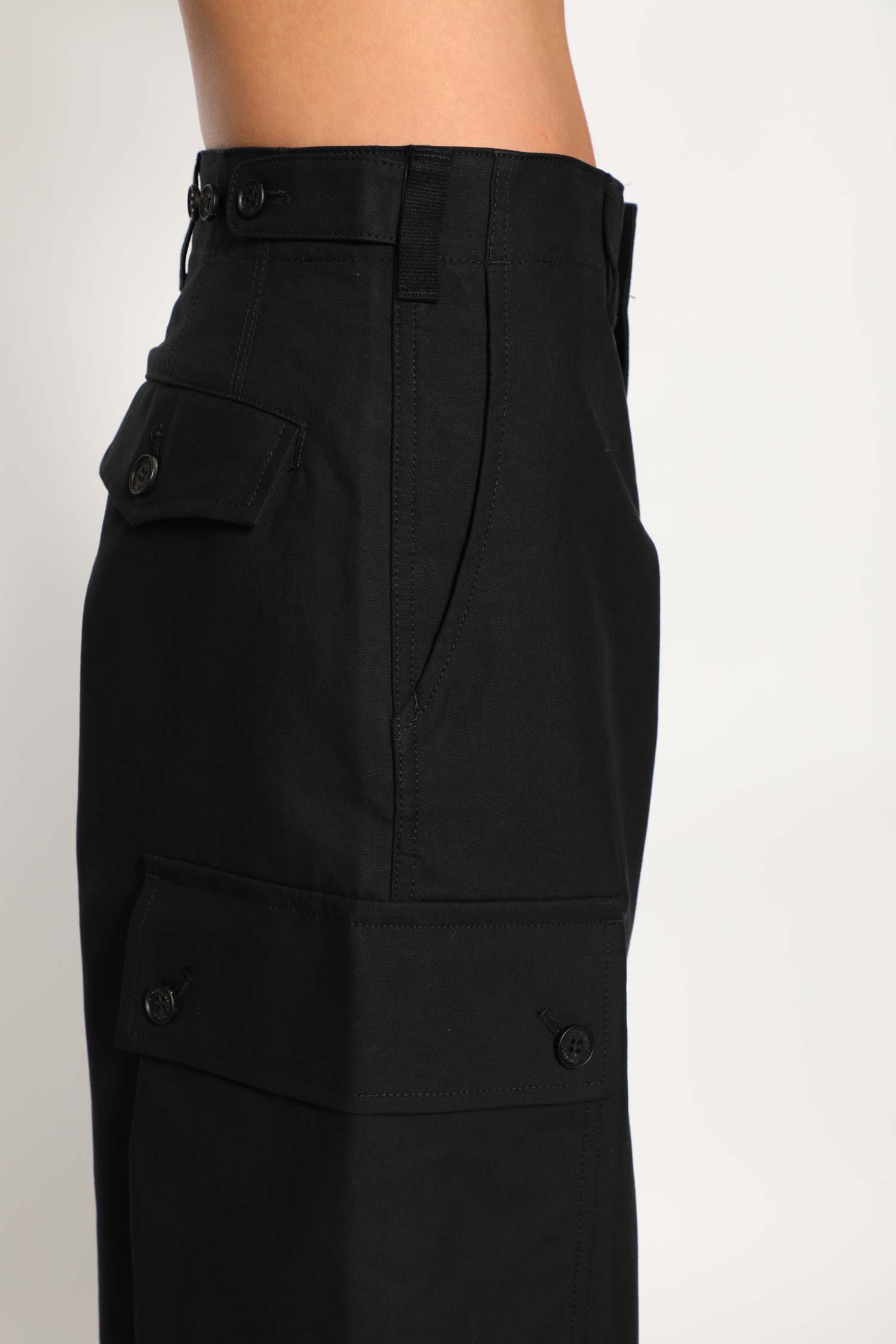 Wide Trousers in Cotton