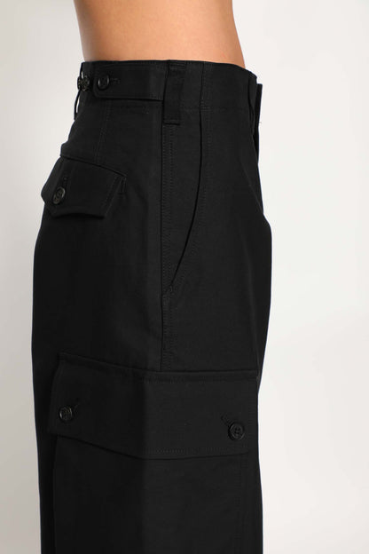 Wide Trousers in Cotton