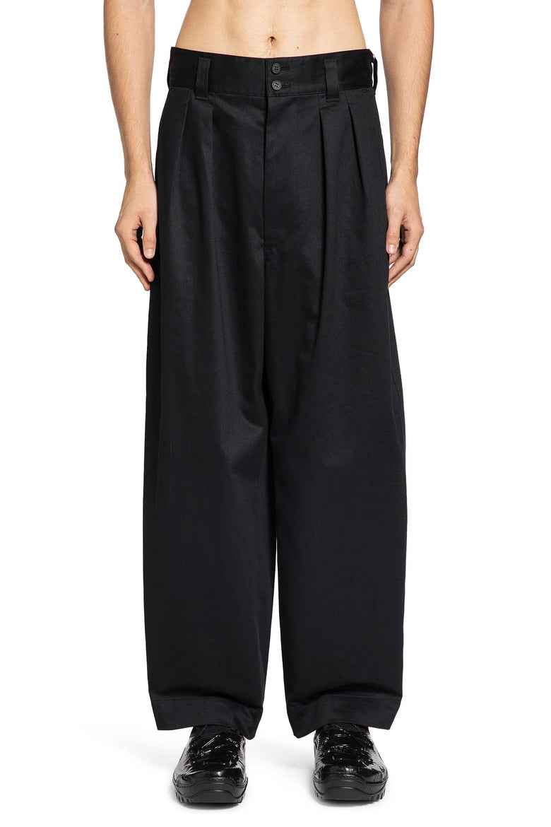 COMME DES GARCONS HOMME MAN BLACK TROUSERS