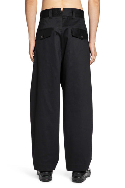 COMME DES GARCONS HOMME MAN BLACK TROUSERS