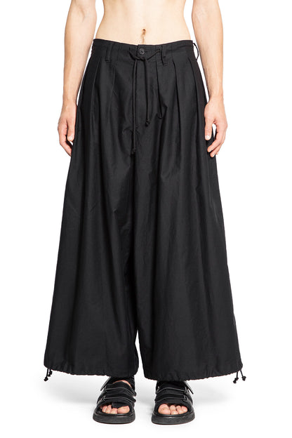 YOHJI YAMAMOTO MAN BLACK TROUSERS