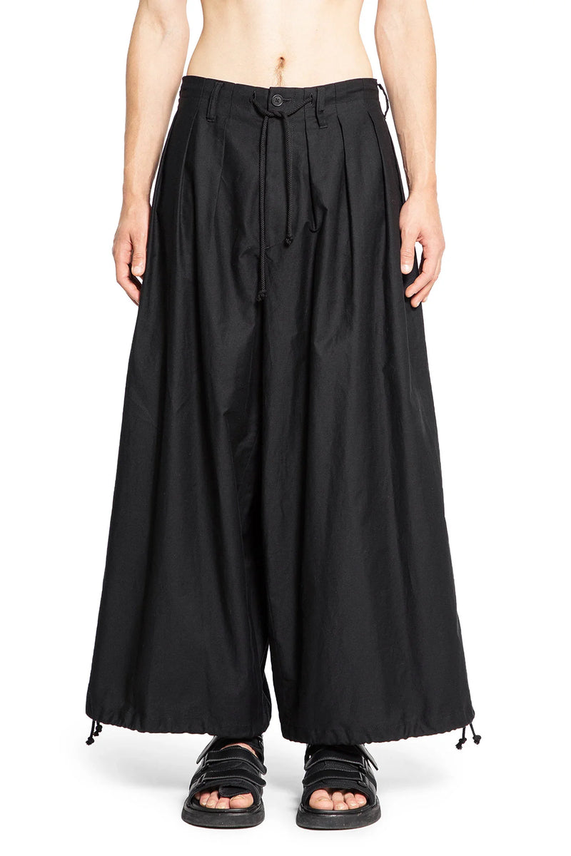 YOHJI YAMAMOTO MAN BLACK TROUSERS - Antonioli.eu