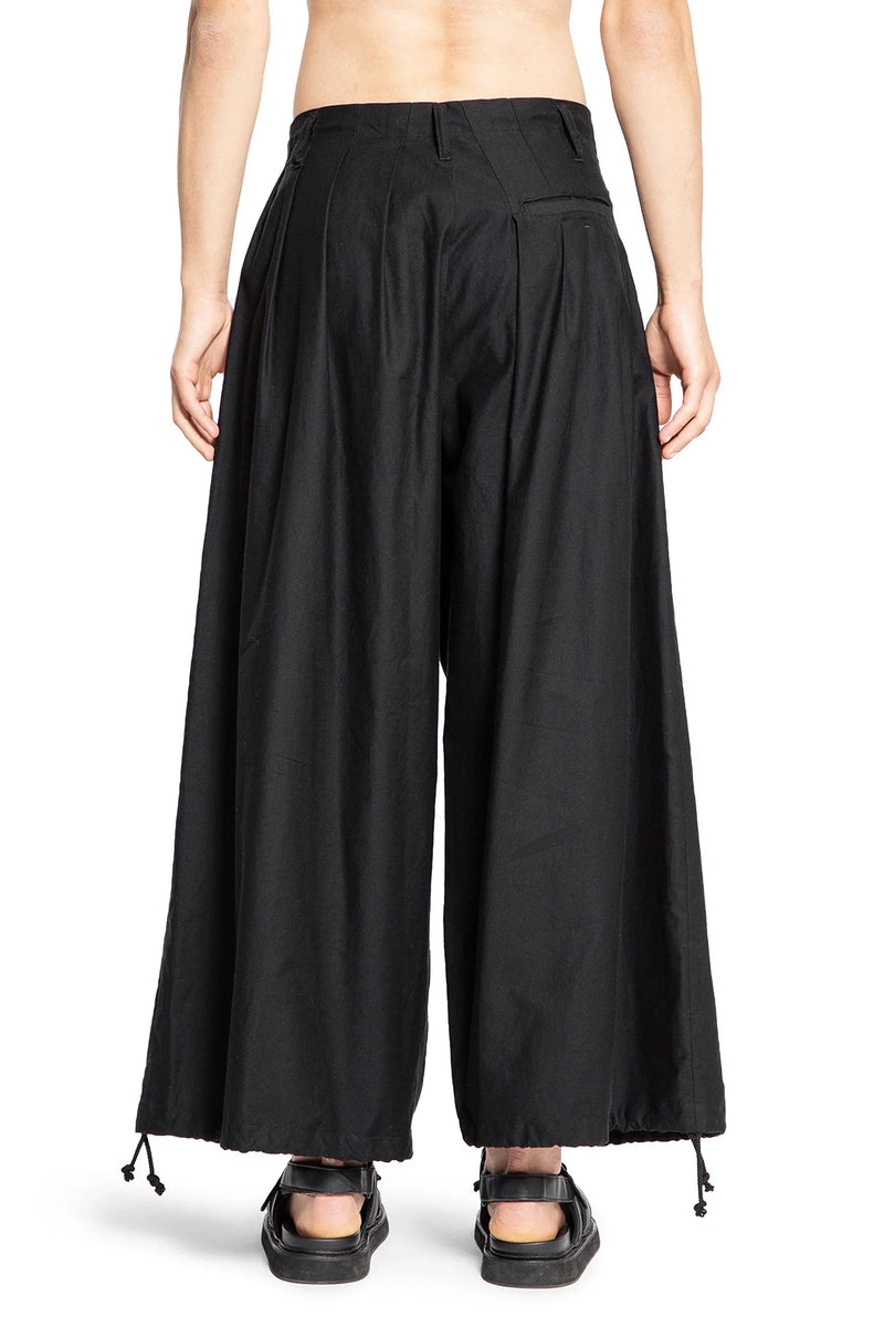 YOHJI YAMAMOTO MAN BLACK TROUSERS - Antonioli.eu