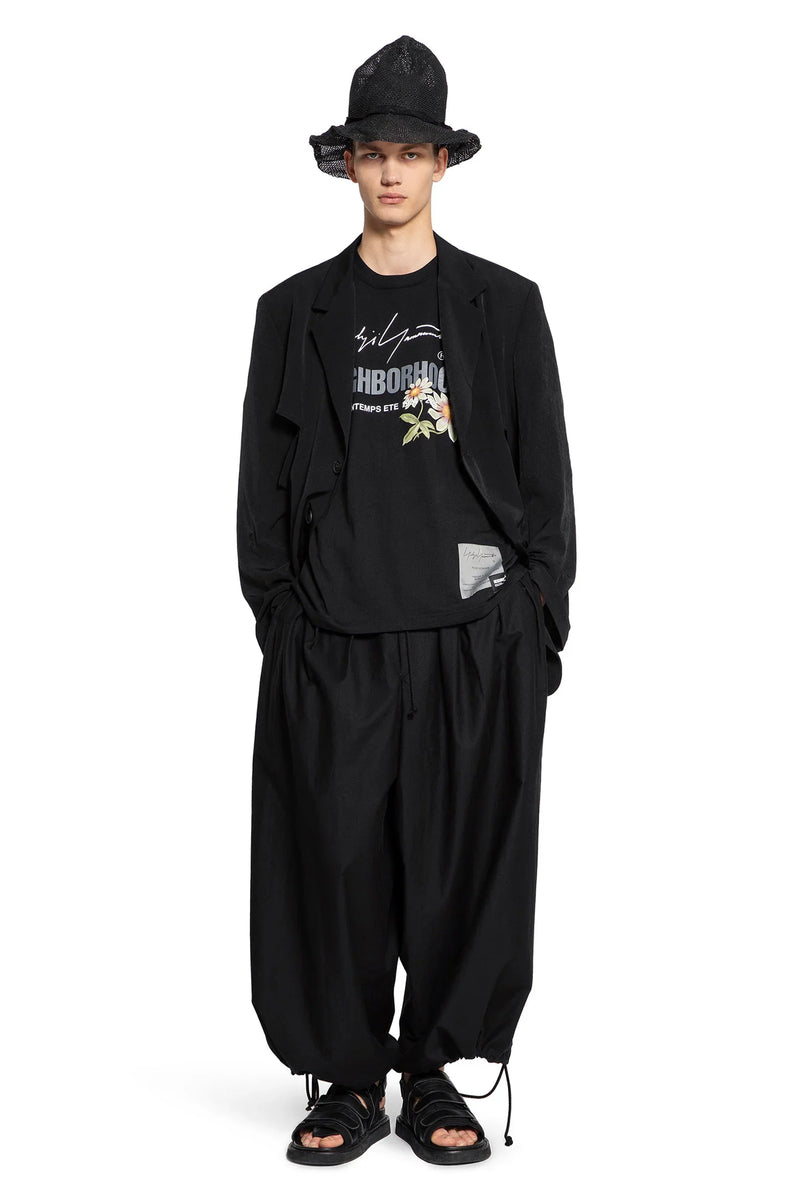YOHJI YAMAMOTO MAN BLACK TROUSERS - Antonioli.eu