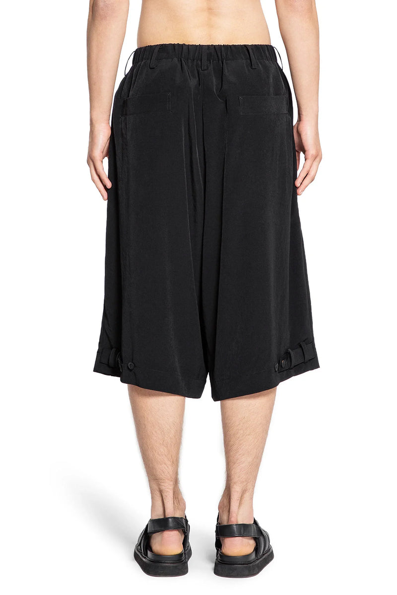 YOHJI YAMAMOTO MAN BLACK SHORTS & SKIRTS - Antonioli.eu