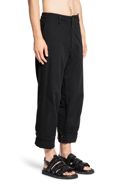 YOHJI YAMAMOTO MAN BLACK TROUSERS