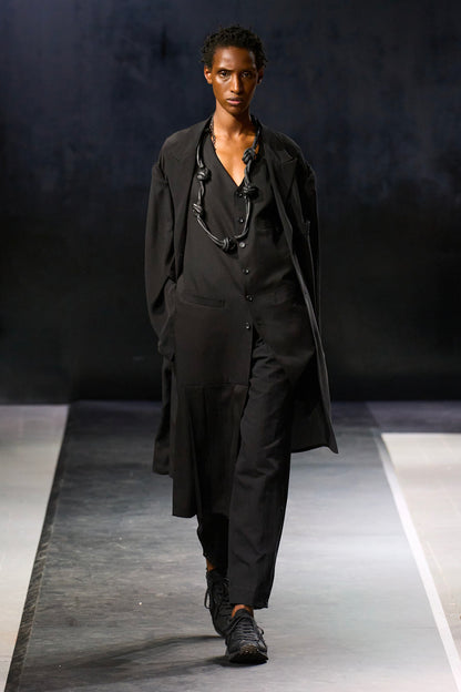 YOHJI YAMAMOTO MAN BLACK VESTS