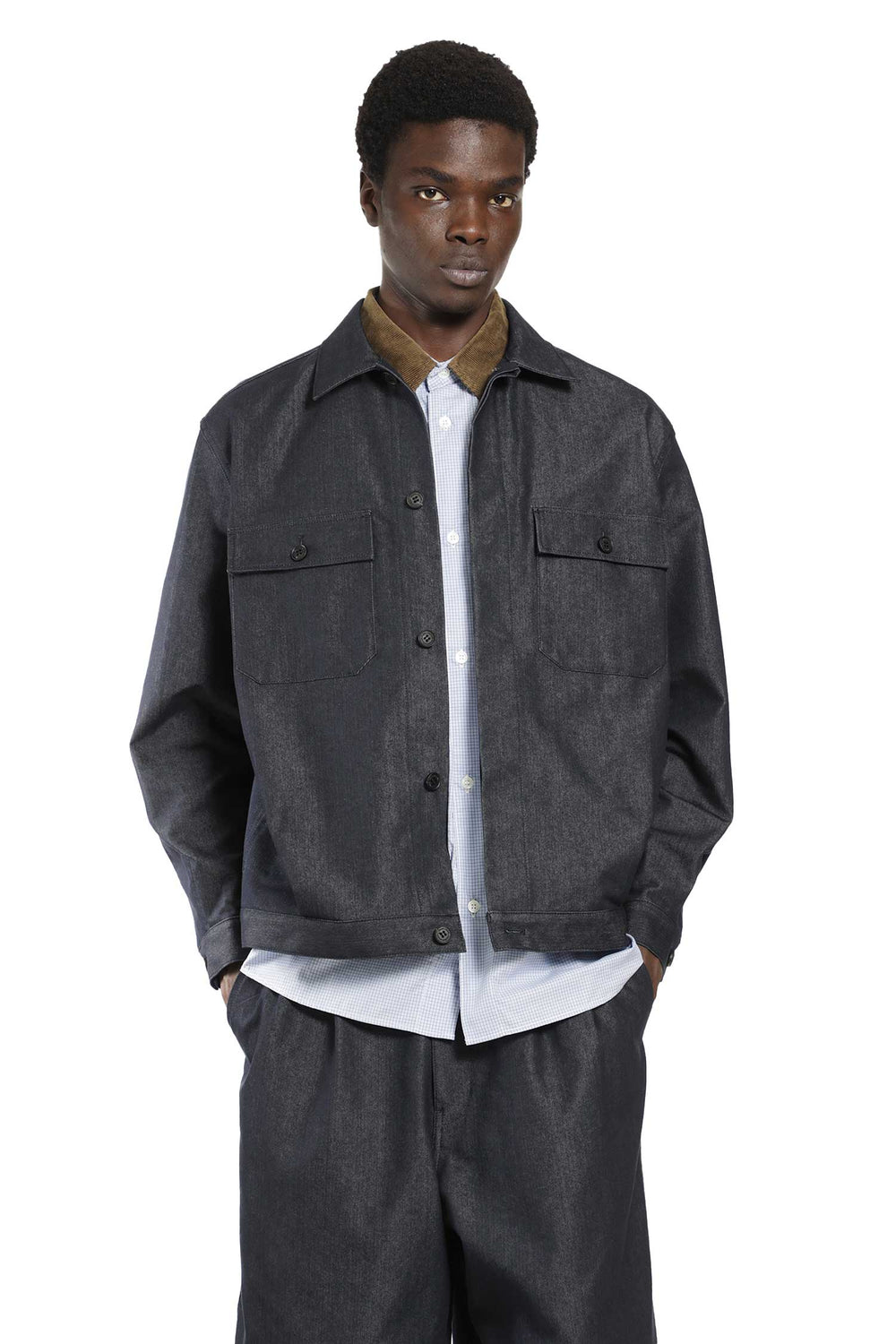 COMME DES GARCONS HOMME Raw Denim Jacket man