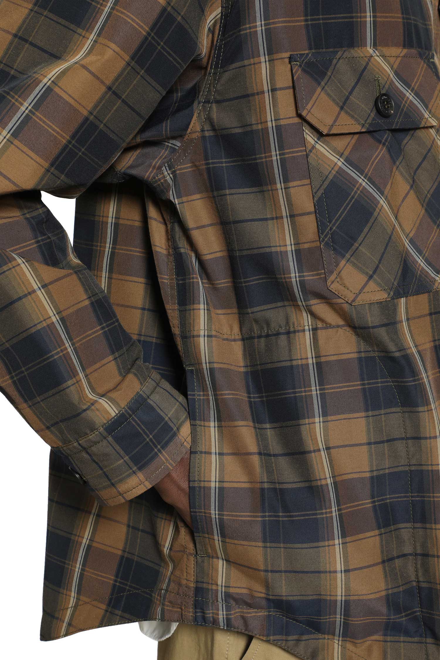 Cotton Poly Check Shirt