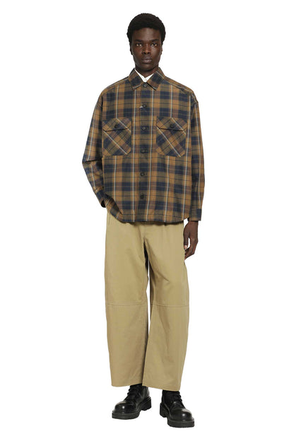 Cotton Poly Check Shirt