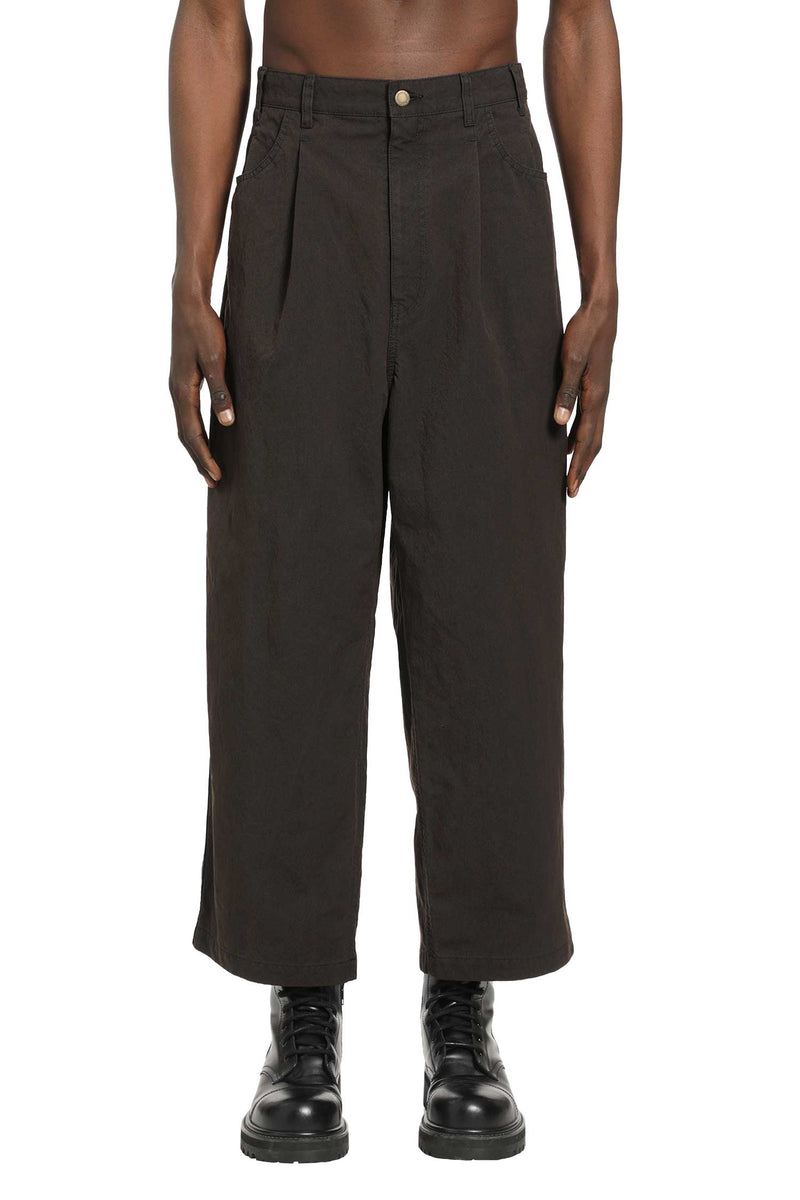 COMME DES GARCONS HOMME Pleated Cotton Canvas Trousers man