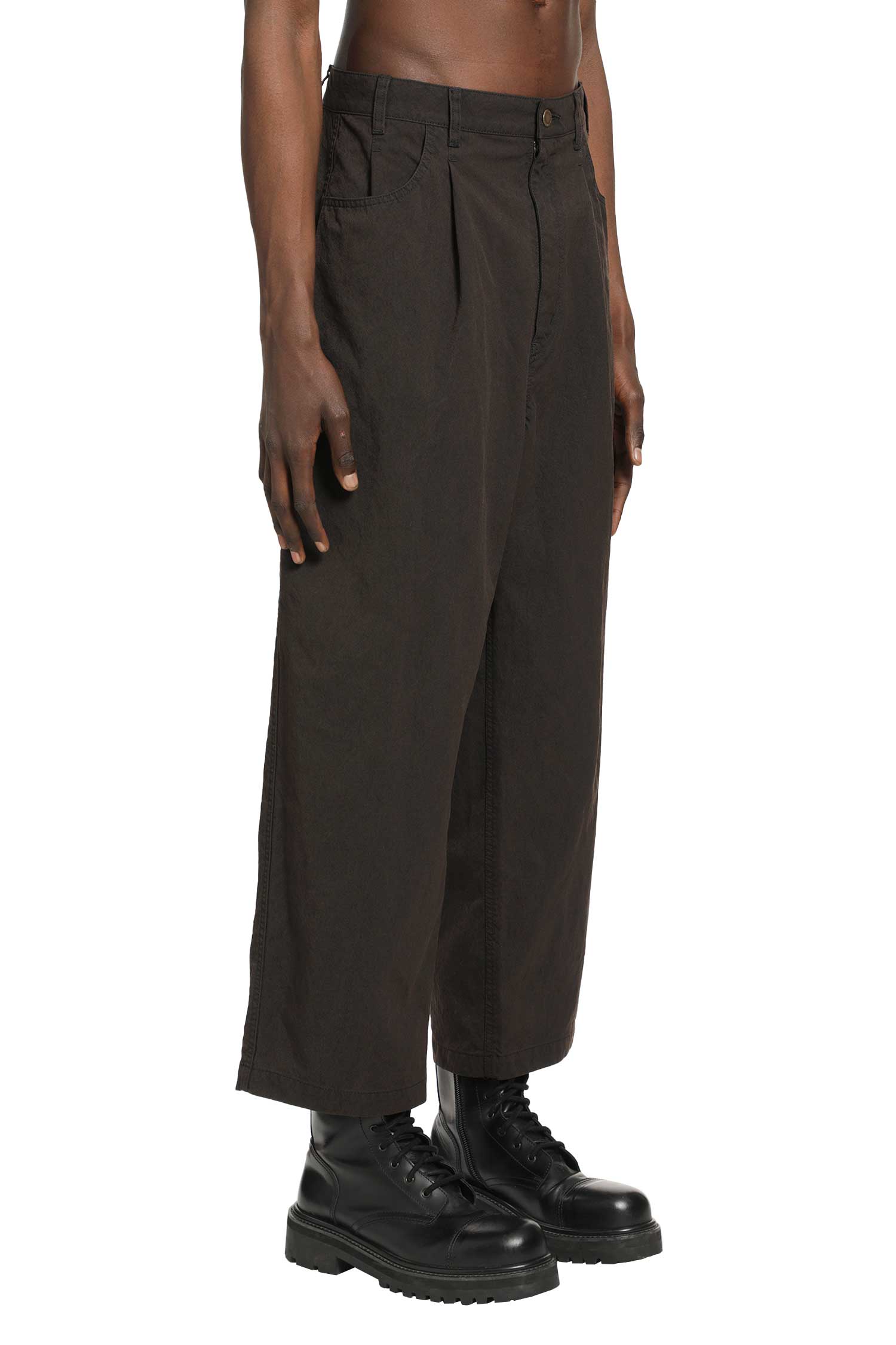 COMME DES GARCONS HOMME Pleated Cotton Canvas Trousers man