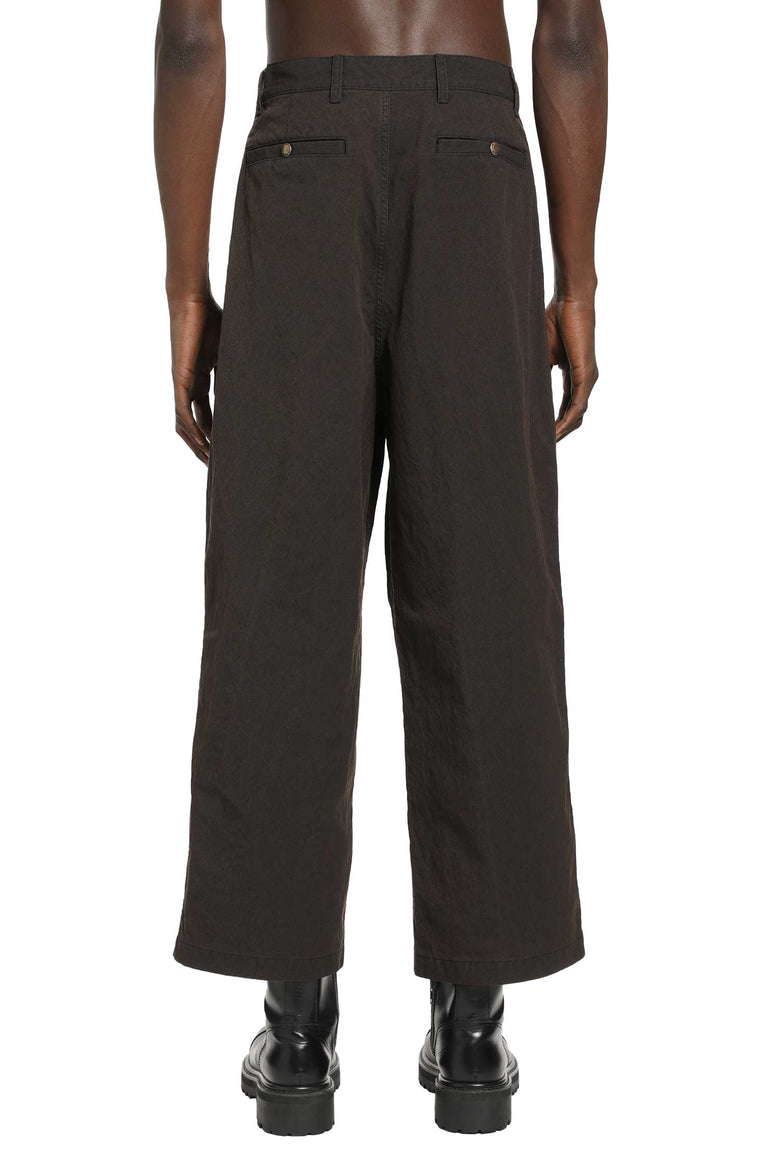 COMME DES GARCONS HOMME Pleated Cotton Canvas Trousers man