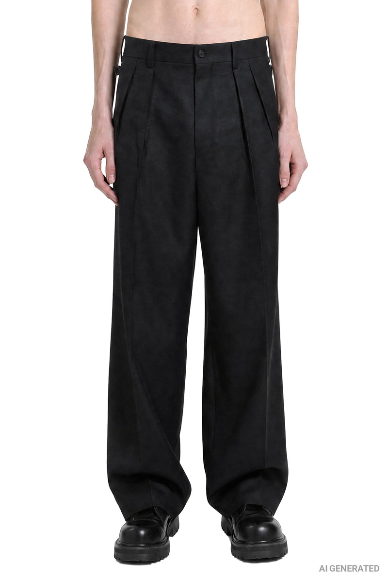 COMME DES GARCONS HOMME Pleated Wool Trousers man