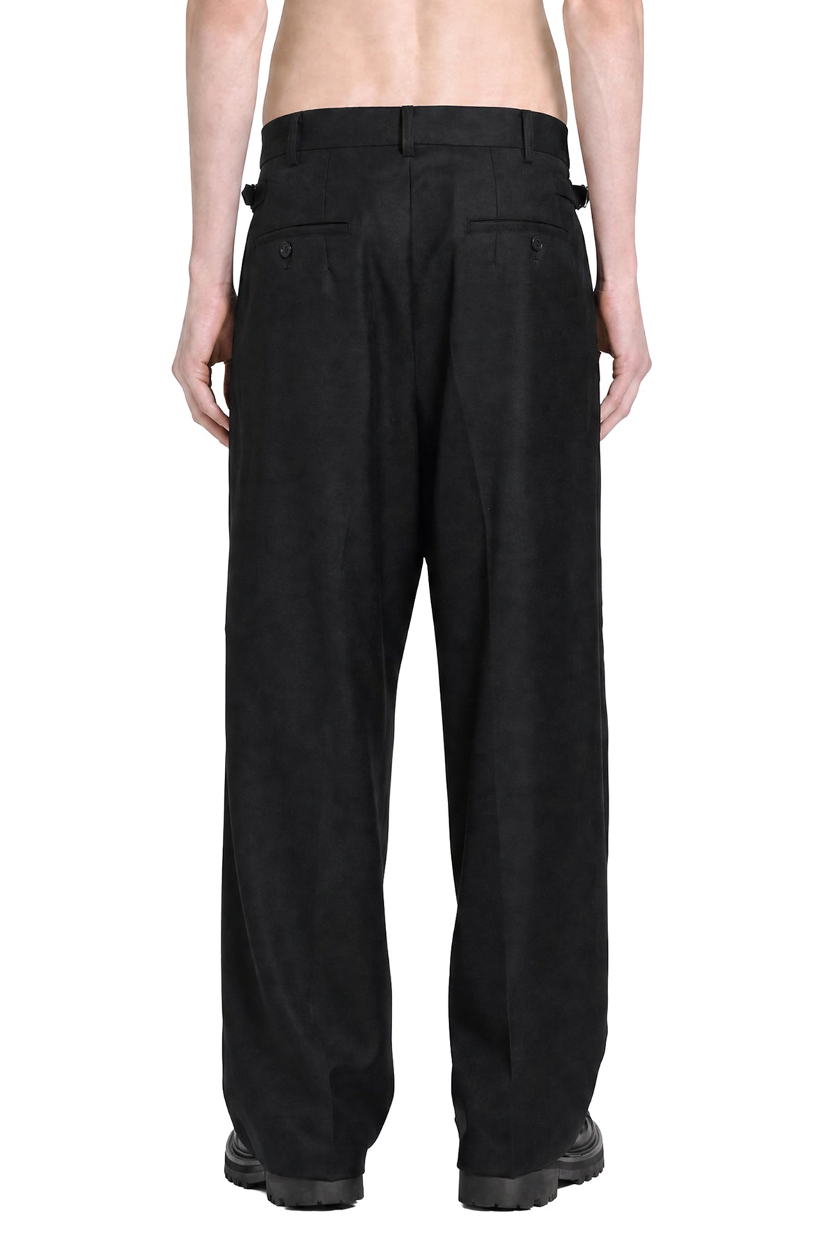 COMME DES GARCONS HOMME Pleated Wool Trousers man