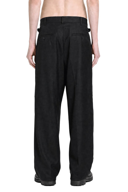 Pleated Wool Trousers