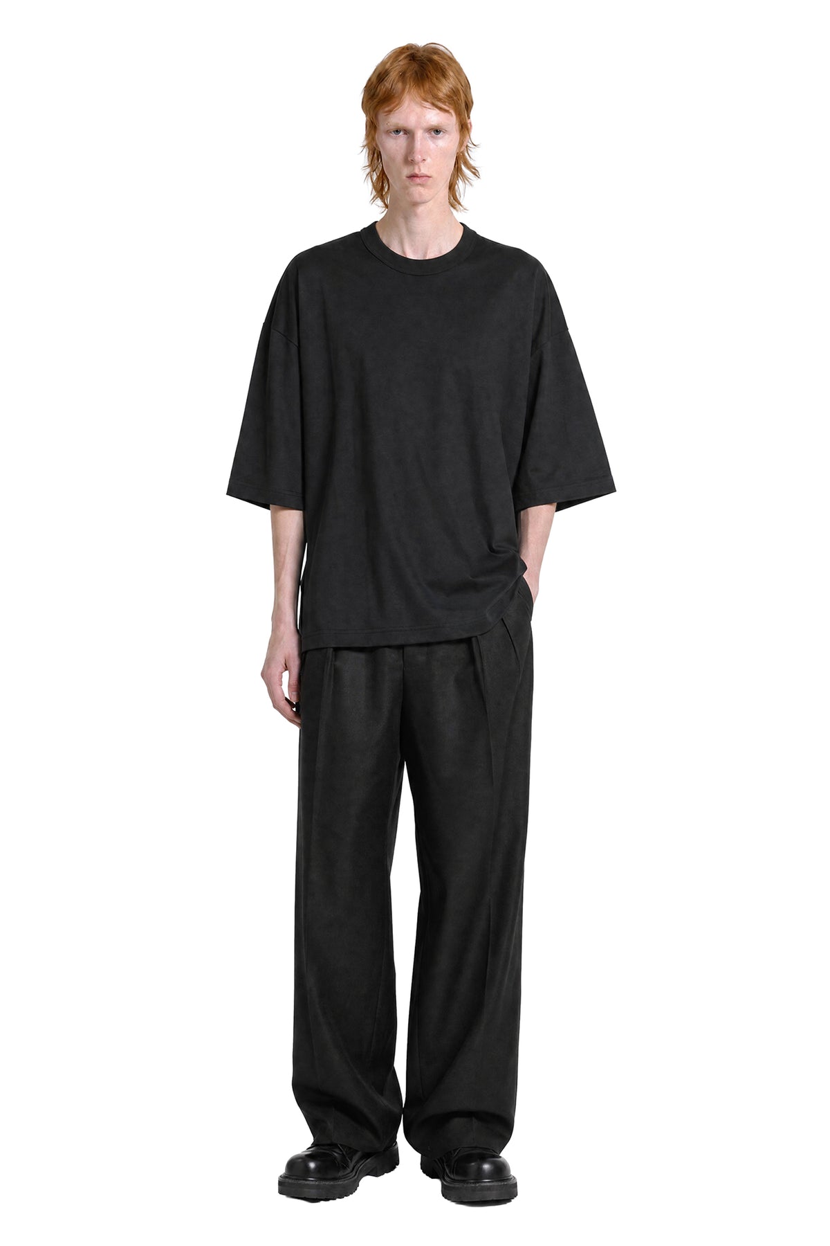 Pleated Wool Trousers