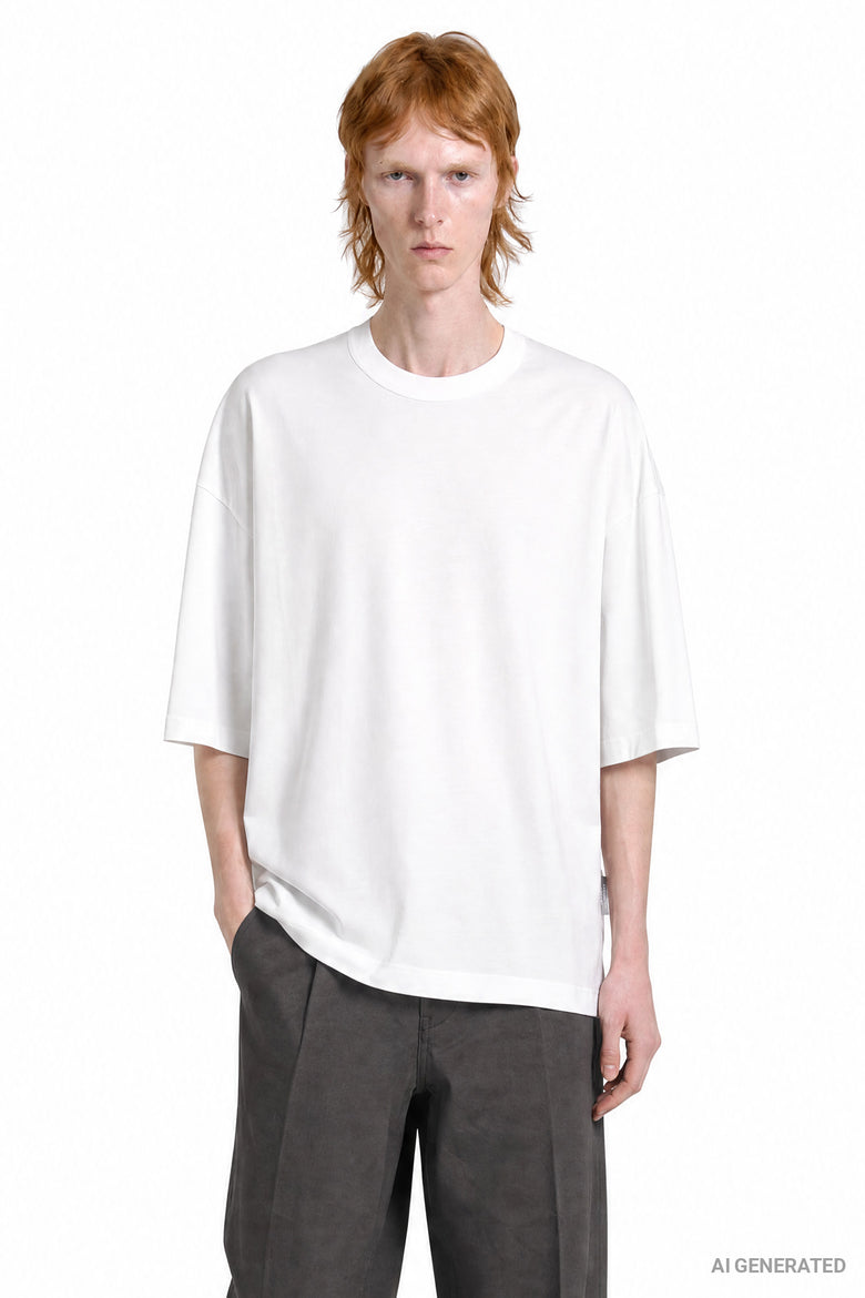COMME DES GARCONS HOMME Boxy Cotton T-Shirt man