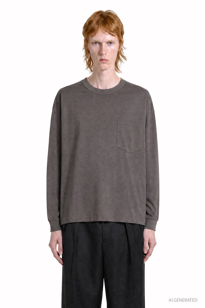 COMME DES GARCONS HOMME Long Sleeve Pocket Cotton T-Shirt man