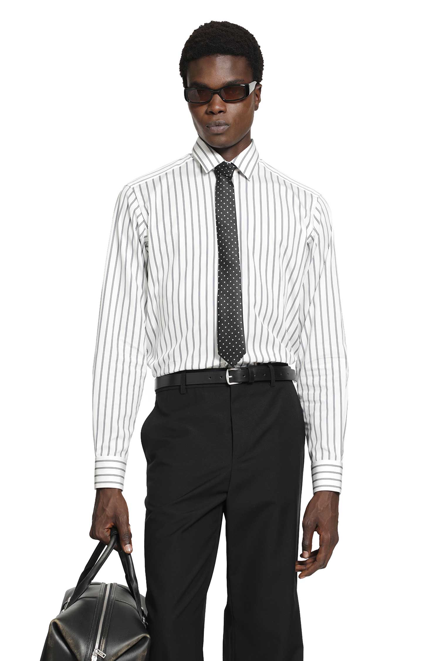 Poplin Stripe Classic Shirt
