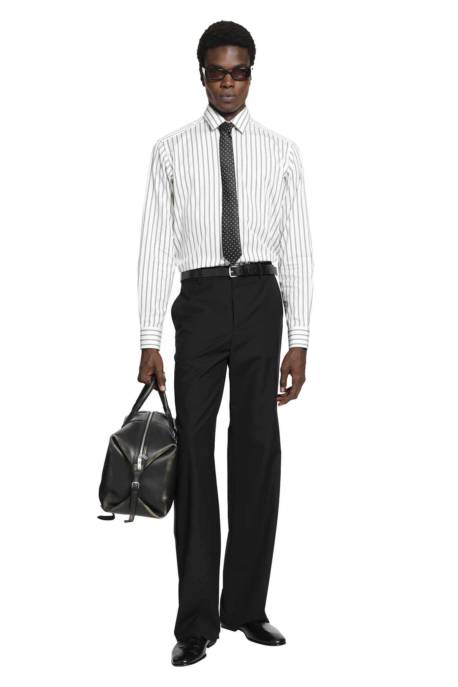 Poplin Stripe Classic Shirt