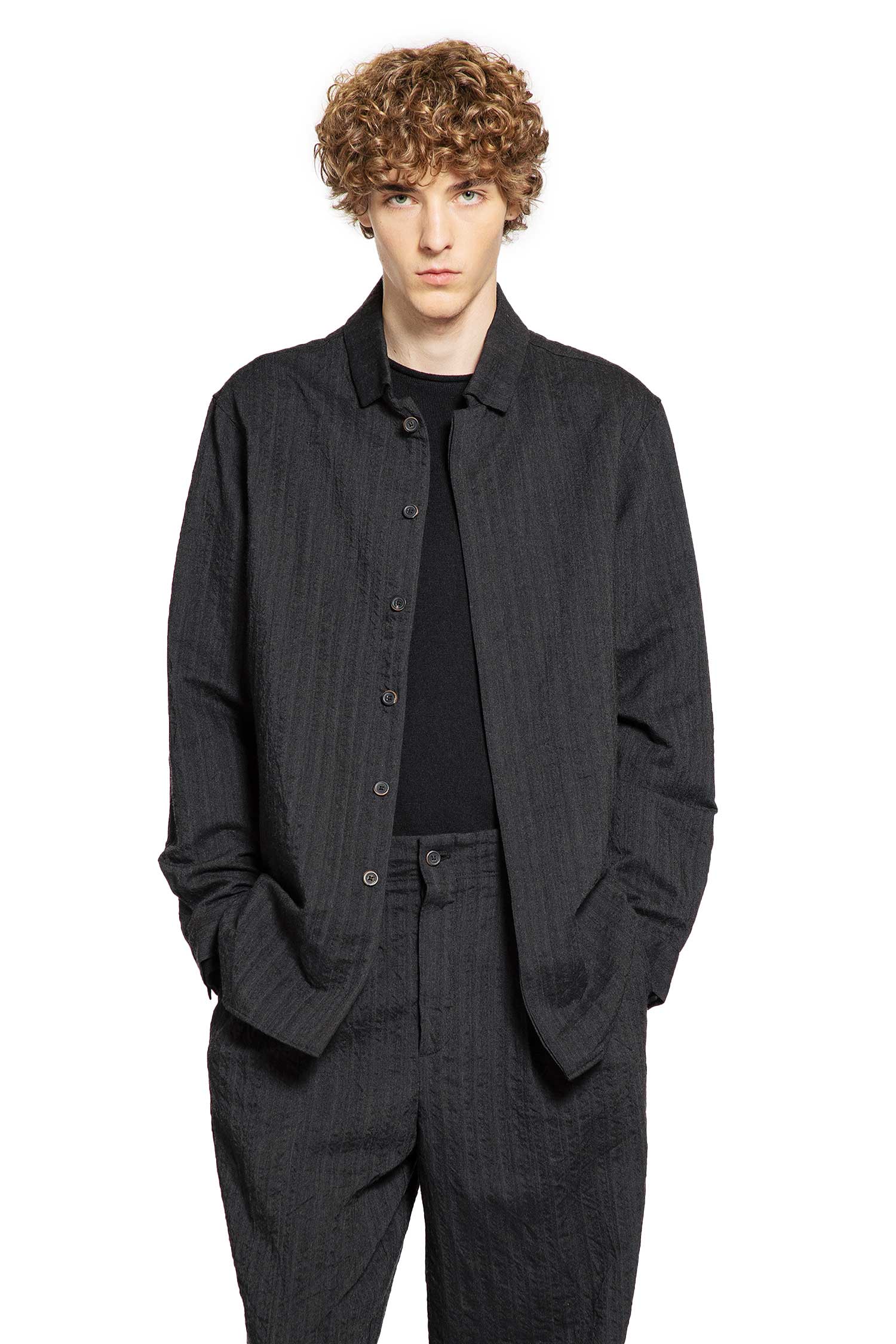 FORME D'EXPRESSION MAN GREY JACKETS