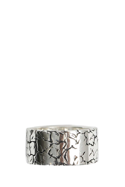Logo Cracked Band Ring