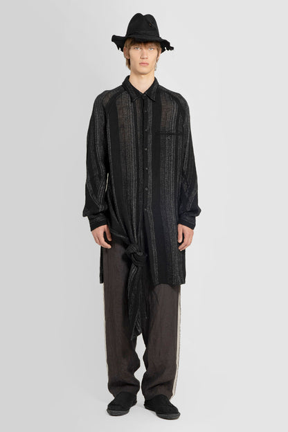 YOHJI YAMAMOTO MAN BLACK SHIRTS