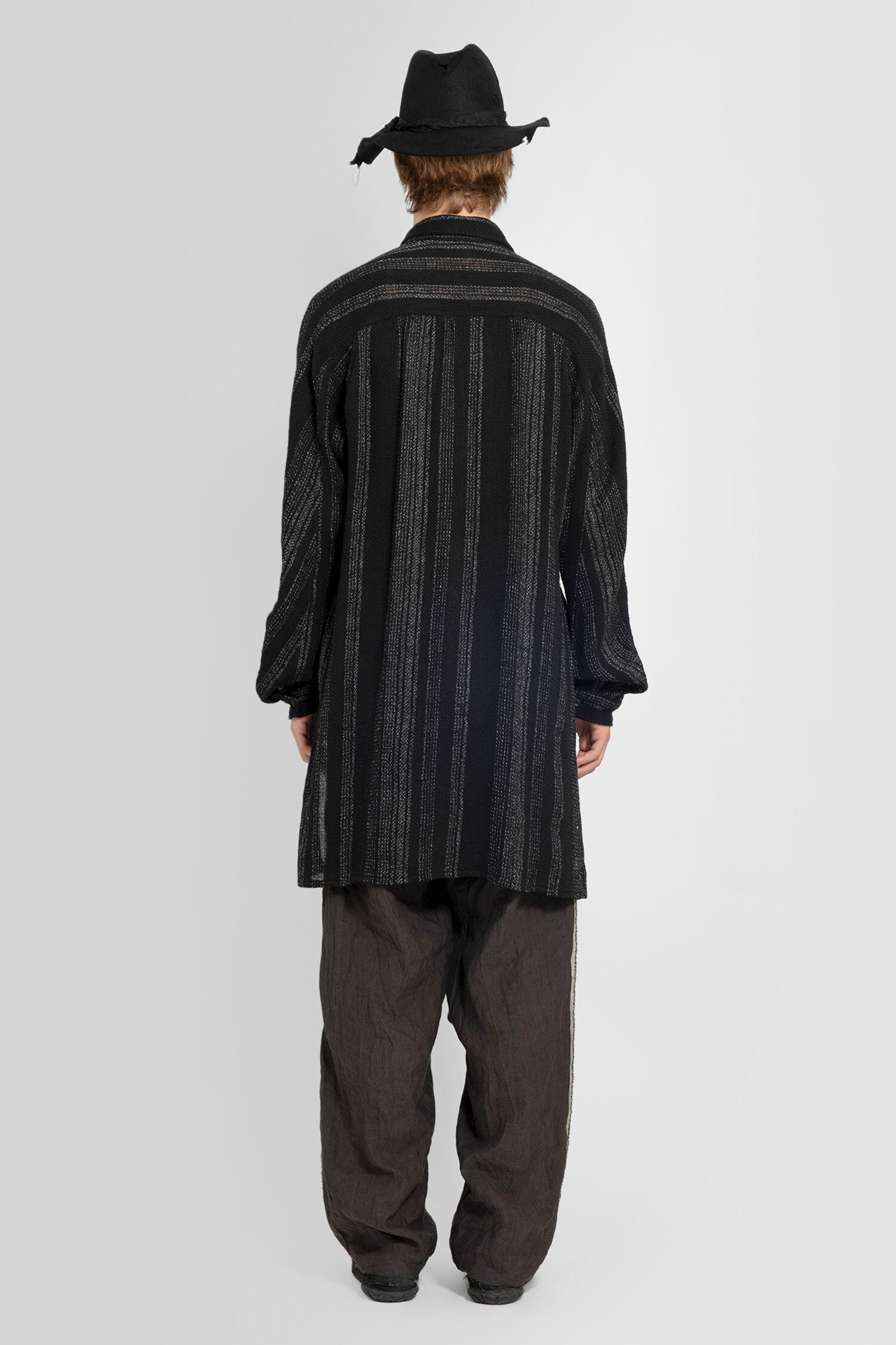 YOHJI YAMAMOTO MAN BLACK SHIRTS