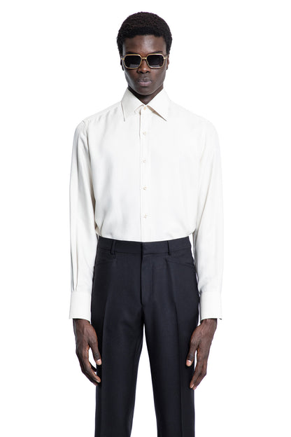 TOM FORD MAN OFF-WHITE SHIRTS