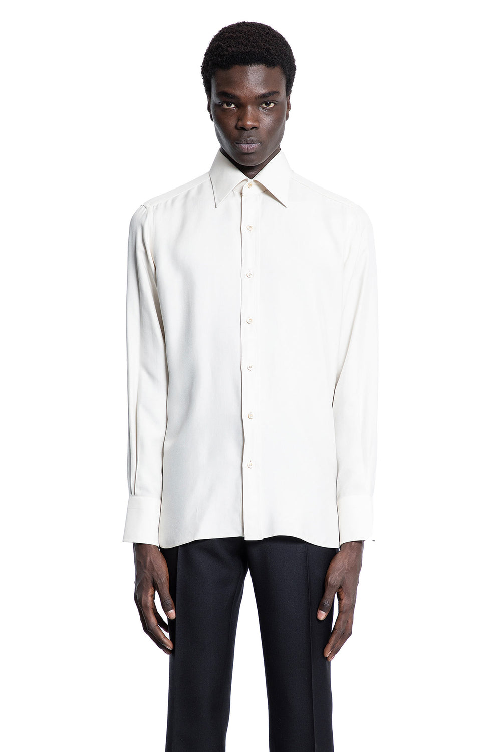 TOM FORD MAN OFF-WHITE SHIRTS